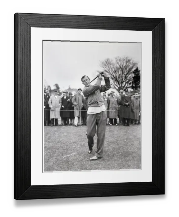 Framed Print : Edward Dudley Tees Off Framed Print : Edward Dudley Tees Off