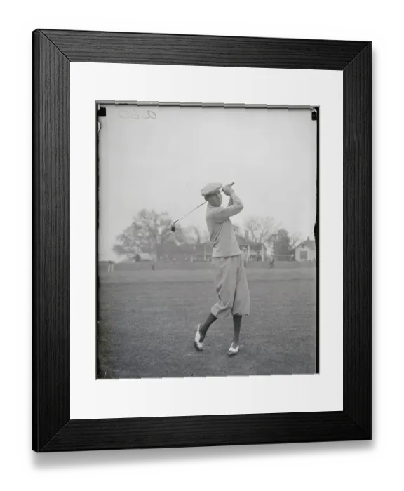 Framed Print : Horton Smith Swinging Golf Club Framed Print : Horton Smith Swinging Golf Club