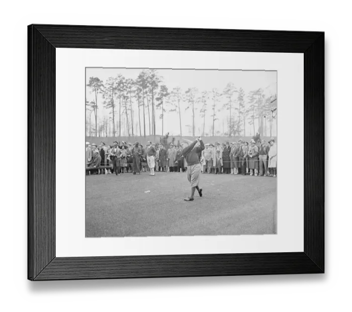 Framed Print : Bobby Jones Driving at the Masters Tournament Framed Print : Bobby Jones Driving at the Masters Tournament