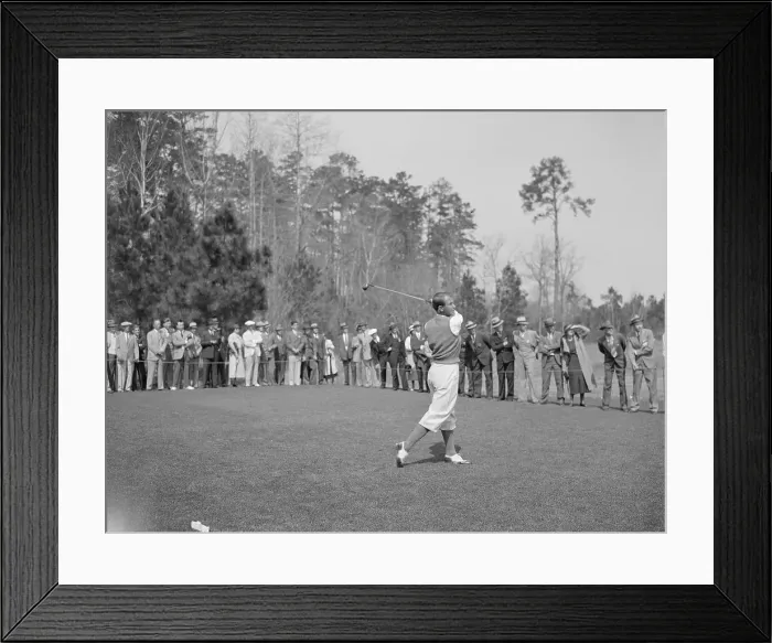 Framed Print : Paul Runyan Competing in a Golf Tournament Framed Print : Paul Runyan Competing in a Golf Tournament
