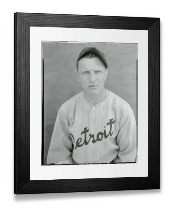 Framed Print : Tigers William G. Rogell in Uniform Framed Print : Tigers William G. Rogell in Uniform