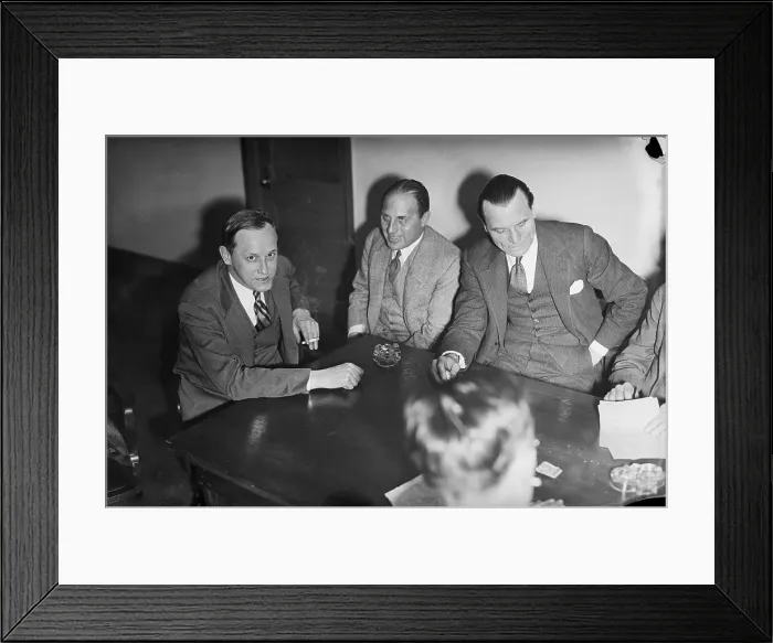 Framed Print : Harry L. Hopkins Meeting with CWA Chiefs Framed Print : Harry L. Hopkins Meeting with CWA Chiefs