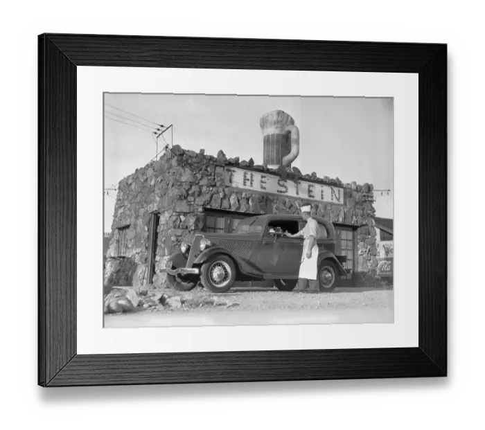 Framed Print : The Stein on Lincoln Highway Framed Print : The Stein on Lincoln Highway