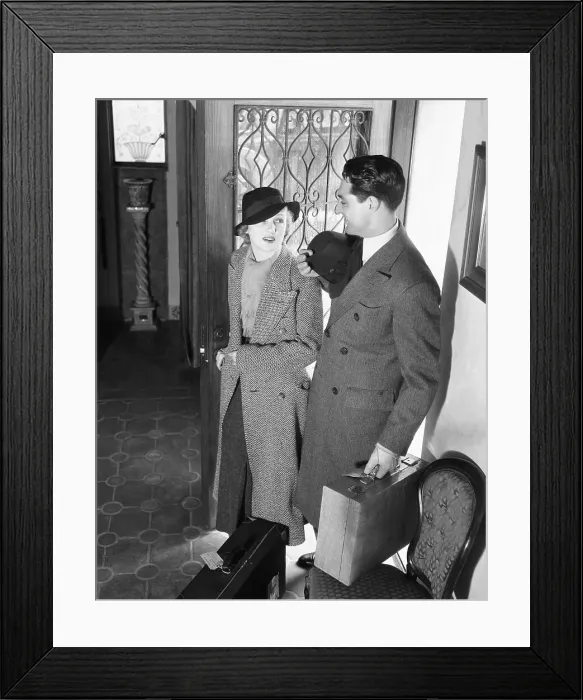 Framed Print : Cary Grant with Virginia Cherrill Framed Print : Cary Grant with Virginia Cherrill