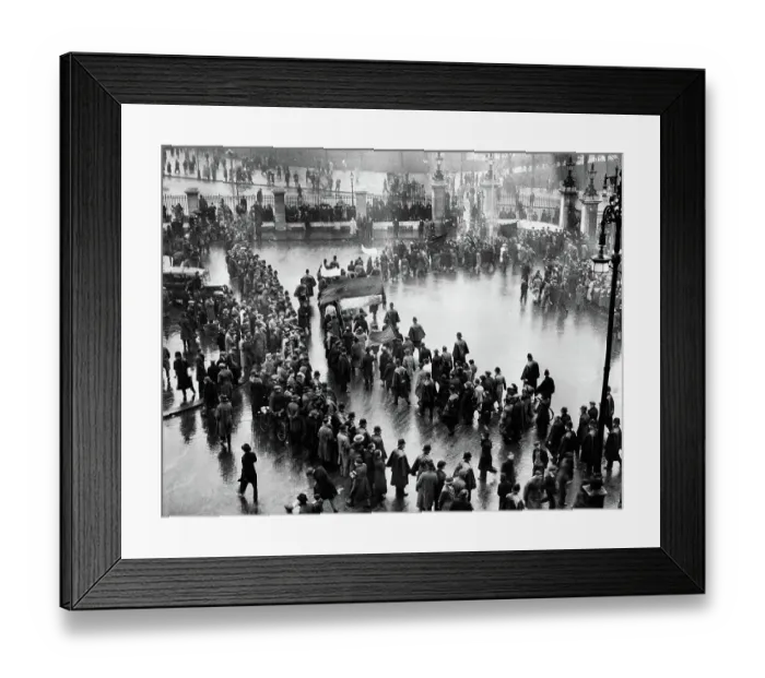 Framed Print : Demonstrators in London Framed Print : Demonstrators in London