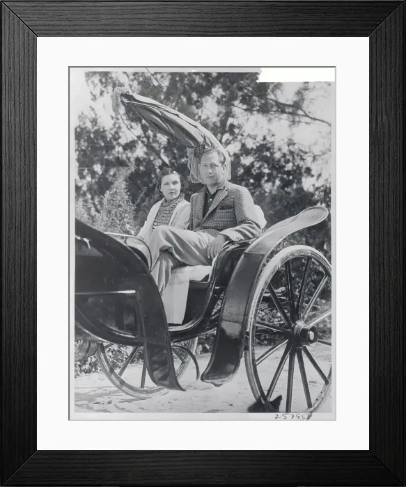 Framed Print : Mr. and Mrs. William P. Paley Riding in Open Carriage Framed Print : Mr. and Mrs. William P. Paley Riding in Open Carriage