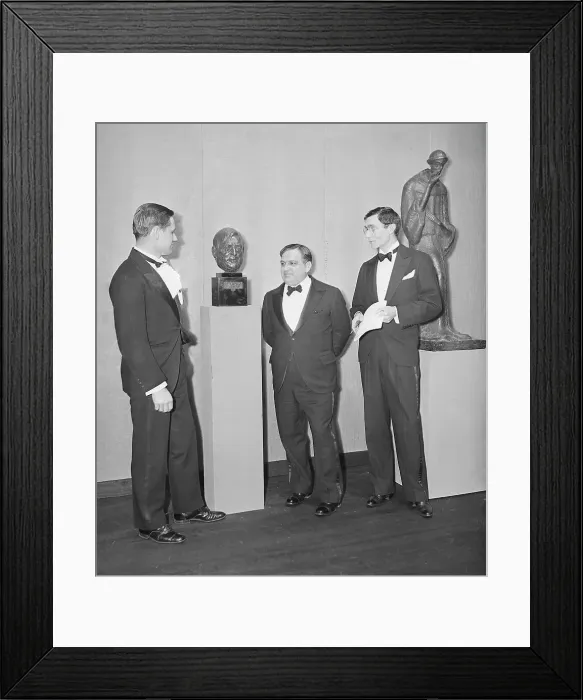 Framed Print : Laguardia, Rockefeller, And Barr Framed Print : Laguardia, Rockefeller, And Barr