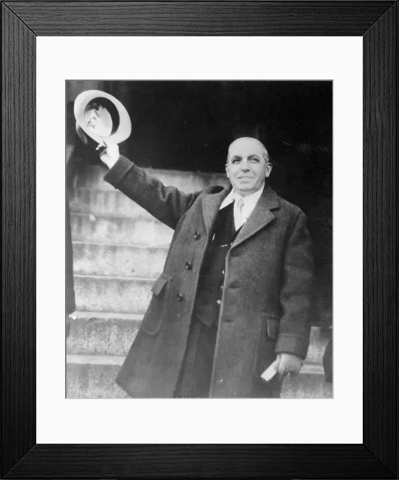 Framed Print : Charles Ponzi Leaving Prison