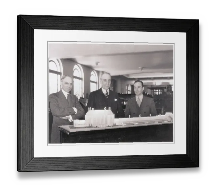 Framed Print : Henry Ford with Colleagues Framed Print : Henry Ford with Colleagues