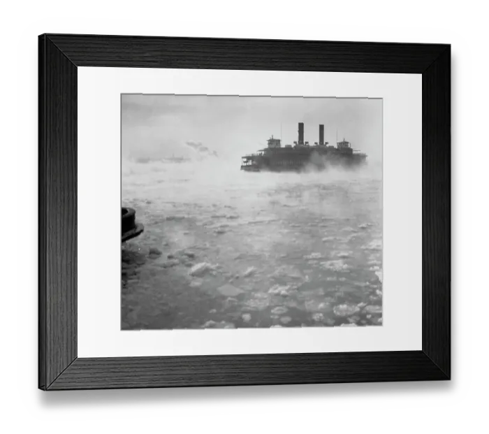 Framed Print : Steamship Off Battery Park Framed Print : Steamship Off Battery Park
