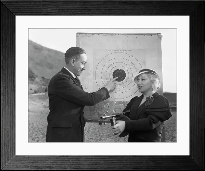 Framed Print : Mae West and J.C. Southard