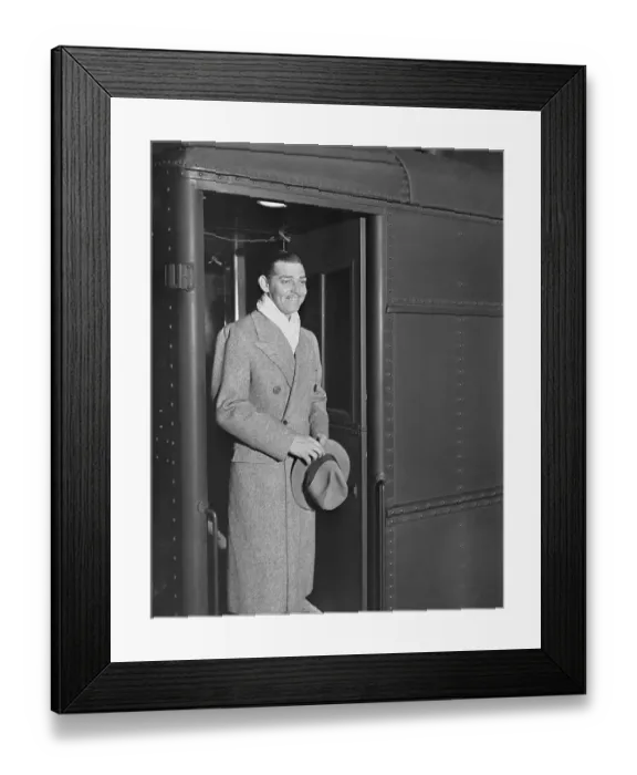 Framed Print : Clark Gable on Twentieth Century