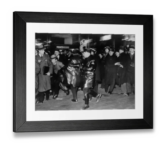 Framed Print : French Police Quelling Protest Framed Print : French Police Quelling Protest