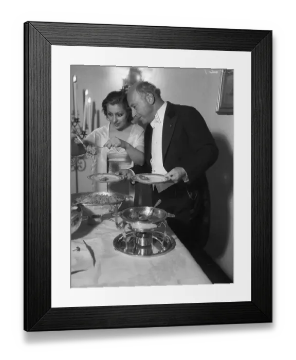 Framed Print : Cecil B. Demille at a Party Thrown by Emanuel Cohen Framed Print : Cecil B. Demille at a Party Thrown by Emanuel Cohen