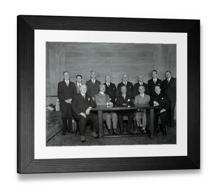 Framed Print : Legion of Decency Council Meeting Framed Print : Legion of Decency Council Meeting