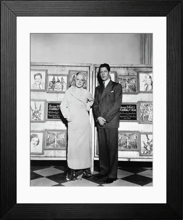 Framed Print : Rudy Vallee With Alice Faye Framed Print : Rudy Vallee With Alice Faye