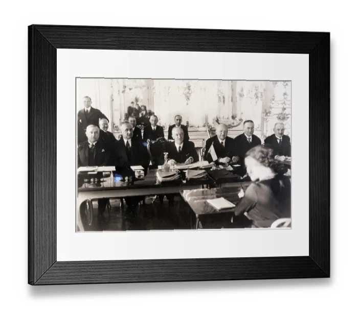 Framed Print : Economic Meeting of the Little Entente Countries Framed Print : Economic Meeting of the Little Entente Countries