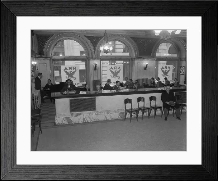 Framed Print : Headquarters of the National Recovery Administration Framed Print : Headquarters of the National Recovery Administration