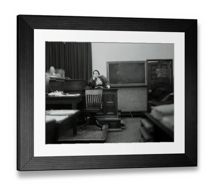 Framed Print : Mae West Testifying Framed Print : Mae West Testifying