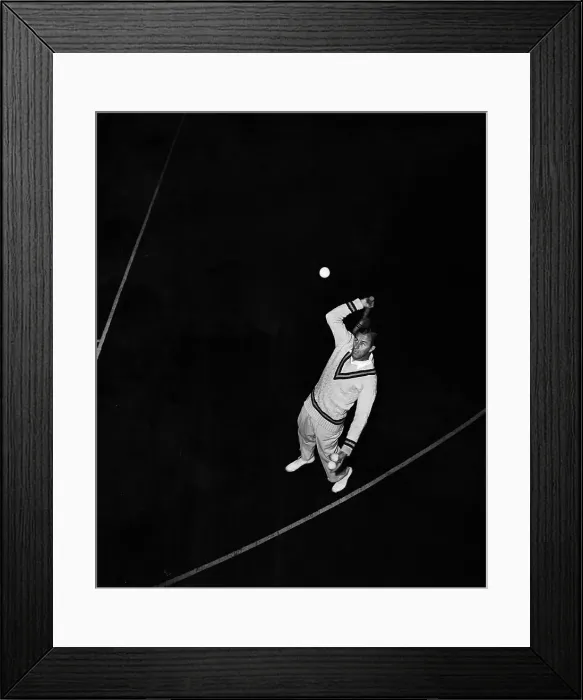 Framed Print : Bill Tilden Practicing His Famous Serve Framed Print : Bill Tilden Practicing His Famous Serve