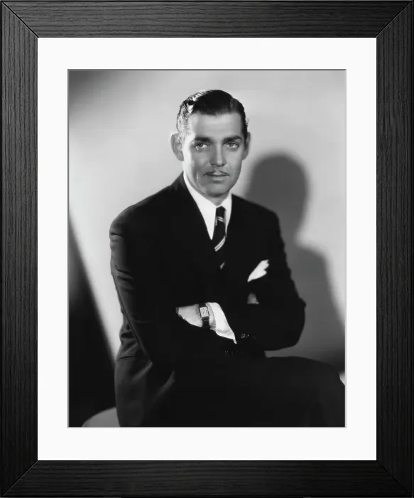 Framed Print : Clark Gable Framed Print : Clark Gable