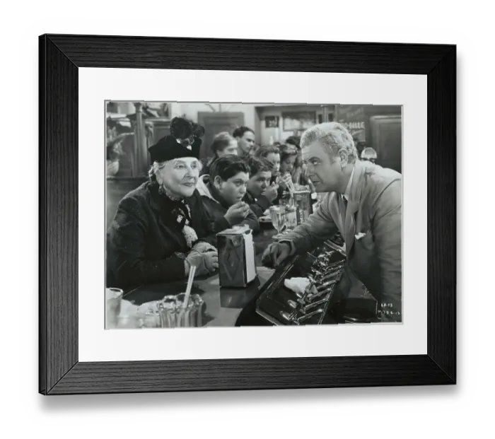 Framed Print : May Robson and Alan Hale