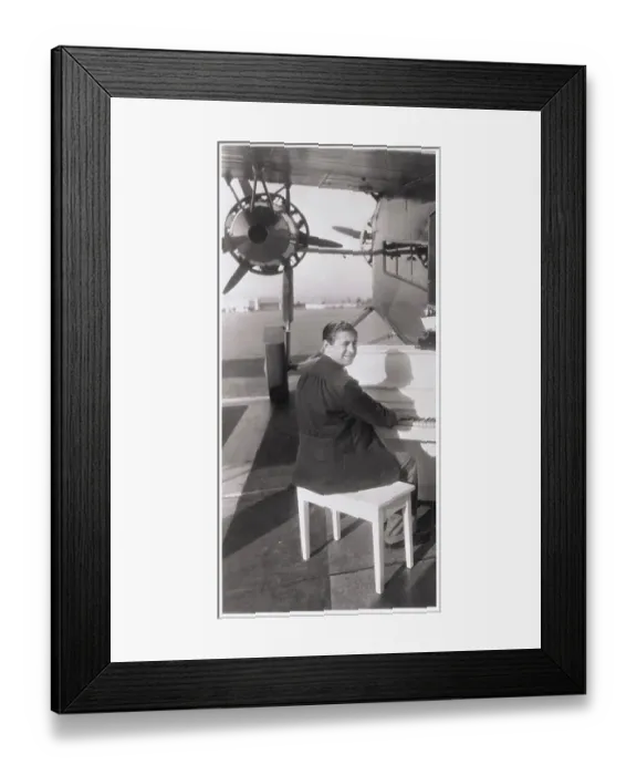 Framed Print : Harry Revel Playing the Piano Framed Print : Harry Revel Playing the Piano