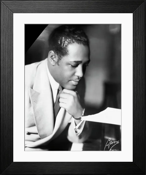 Framed Print : Duke Ellington at the Piano Framed Print : Duke Ellington at the Piano