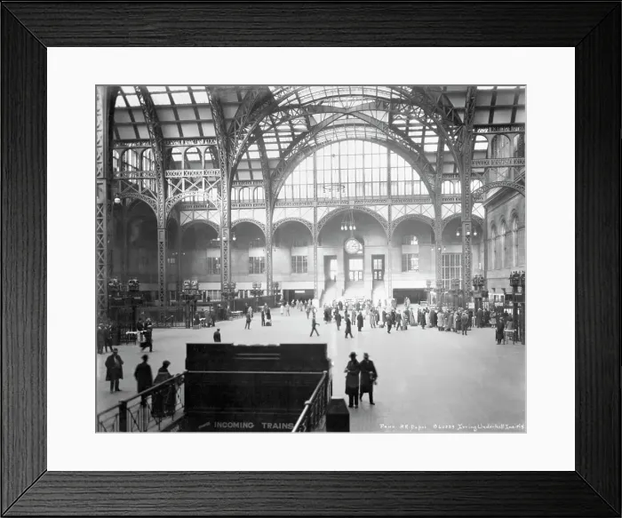 Framed Print : Interior of Pennsylvania Station Framed Print : Interior of Pennsylvania Station