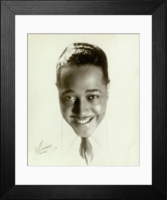 Framed Print : Duke Ellington's Head on Illustrated Prop Framed Print : Duke Ellington's Head on Illustrated Prop