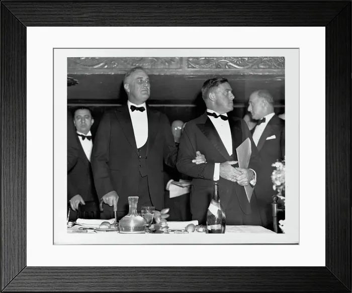 Framed Print : President Franklin Roosevelt at a Dinner Framed Print : President Franklin Roosevelt at a Dinner