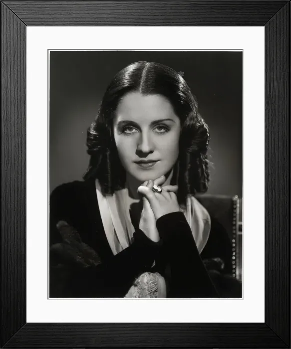 Framed Print : Portrait Norma Shearer Costumed Framed Print : Portrait Norma Shearer Costumed