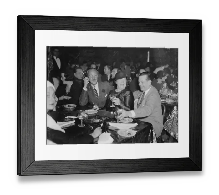 Framed Print : Cole Porter and Friends at Party Framed Print : Cole Porter and Friends at Party