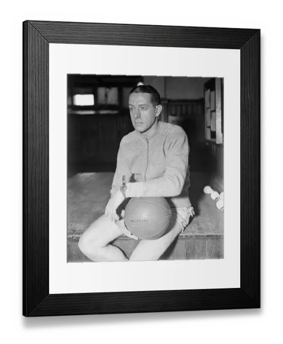 Framed Print : Portrait of Nat Holman Framed Print : Portrait of Nat Holman