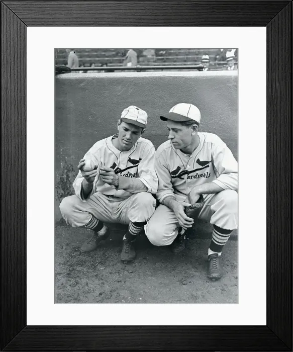 Framed Print : Portrait of Dizzy and Paul Dean Framed Print : Portrait of Dizzy and Paul Dean