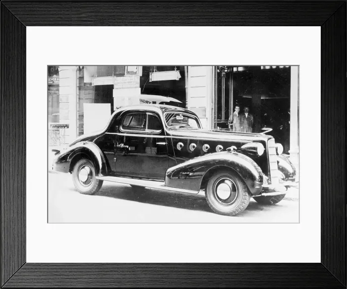 Framed Print : Car Parked on Street Framed Print : Car Parked on Street