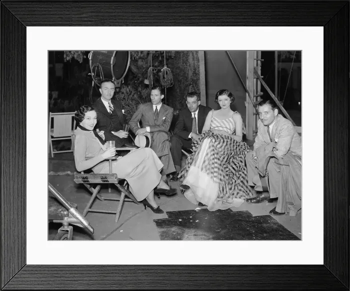 Framed Print : Performers Posing During Break on Set of The Thin Man Framed Print : Performers Posing During Break on Set of The Thin Man