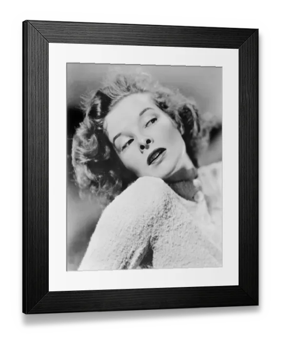 Framed Print : Portrait of Actress Katharine Hepburn Framed Print : Portrait of Actress Katharine Hepburn