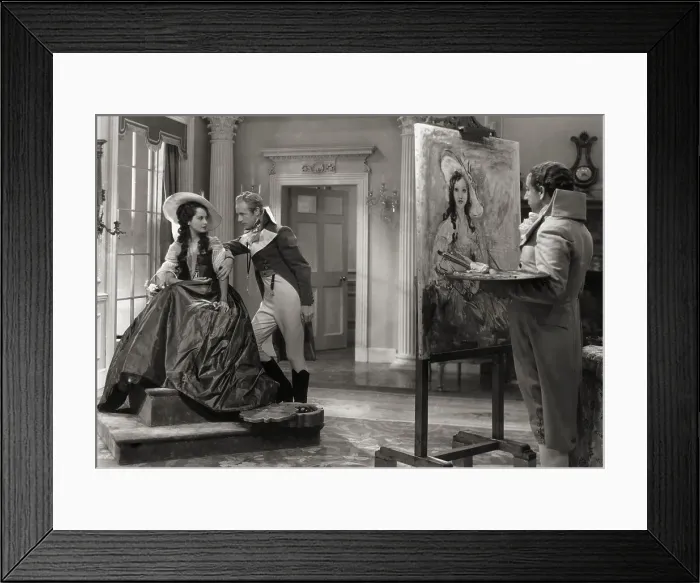 Framed Print : Leslie Howard and Merle Oberon in Scarlet Pimpernel Framed Print : Leslie Howard and Merle Oberon in Scarlet Pimpernel