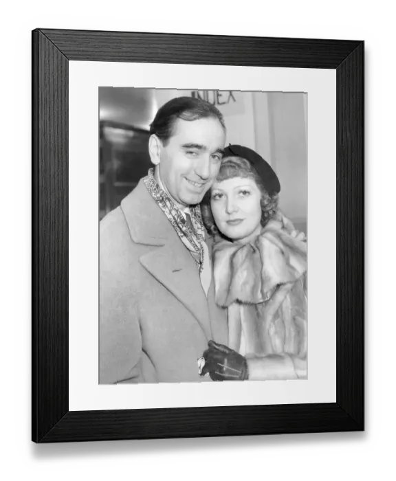 Framed Print : Busby Berkeley and Wife Myra Kennedy Framed Print : Busby Berkeley and Wife Myra Kennedy
