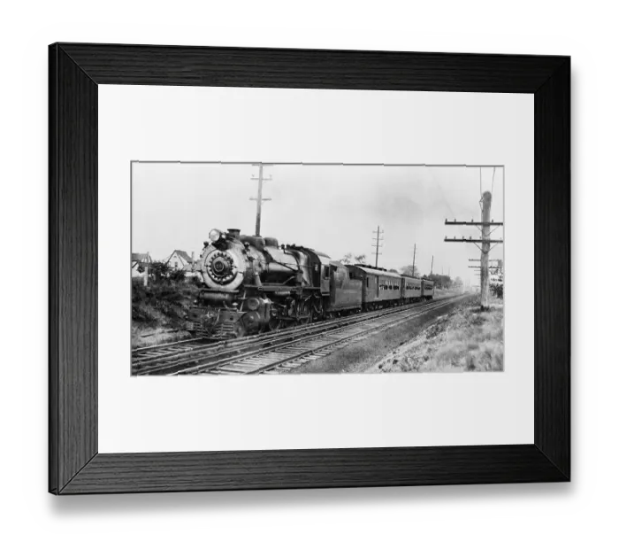 Framed Print : Train Leaving Station Framed Print : Train Leaving Station