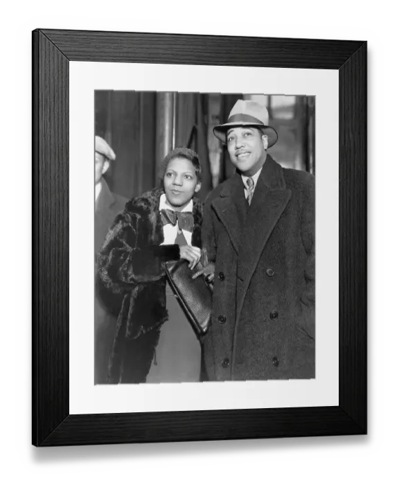 Framed Print : Duke Ellington and Ivy Anderson Framed Print : Duke Ellington and Ivy Anderson