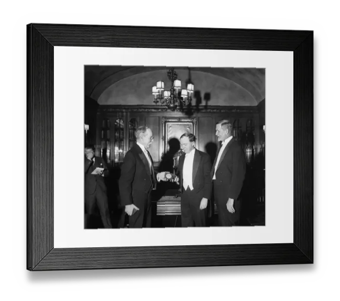 Framed Print : Professor Harlow Shapely Receiving Rumford Medal Framed Print : Professor Harlow Shapely Receiving Rumford Medal