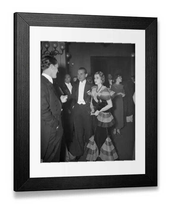 Framed Print : Society at Opera's Opening Framed Print : Society at Opera's Opening