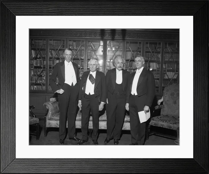 Framed Print : Four Nobel Prize Winners