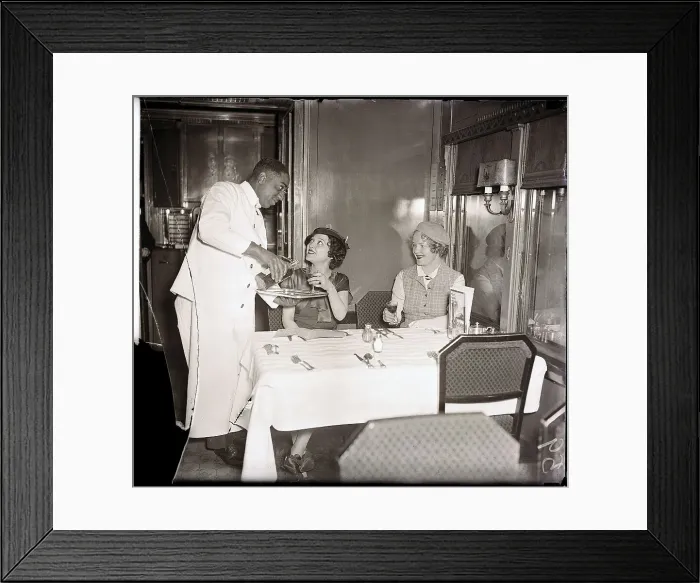 Framed Print : First Legal Liquor Being Served Framed Print : First Legal Liquor Being Served