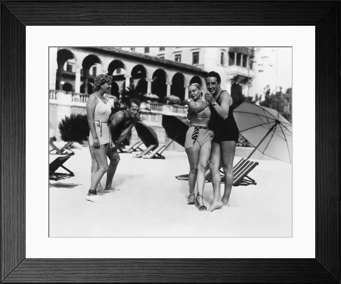 Framed Print : Tango Demonstration on the Beach Framed Print : Tango Demonstration on the Beach