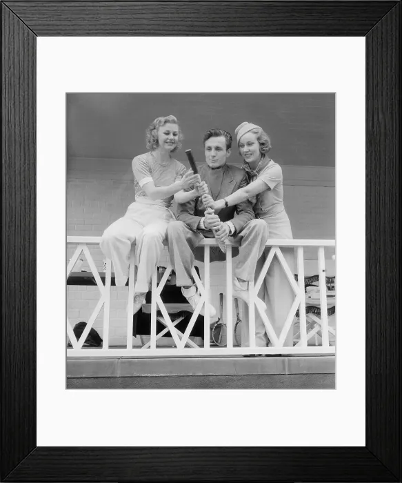 Framed Print : Portrait of Ginger Rogers, Billy Bakewell and Fay Wray Framed Print : Portrait of Ginger Rogers, Billy Bakewell and Fay Wray