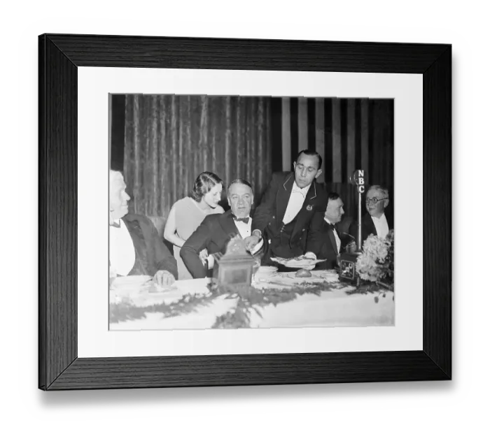 Framed Print : Hugh S. Johnson and Frances Robinson Framed Print : Hugh S. Johnson and Frances Robinson