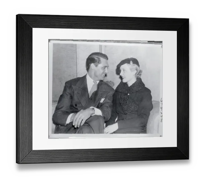 Framed Print : Cary Grant with Virginia Cherrill Framed Print : Cary Grant with Virginia Cherrill
